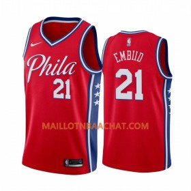 Maillot NBA Philadelphia 76ers Joel Embiid 21 Nike 2019-20 Statement Edition Swingman - Homme